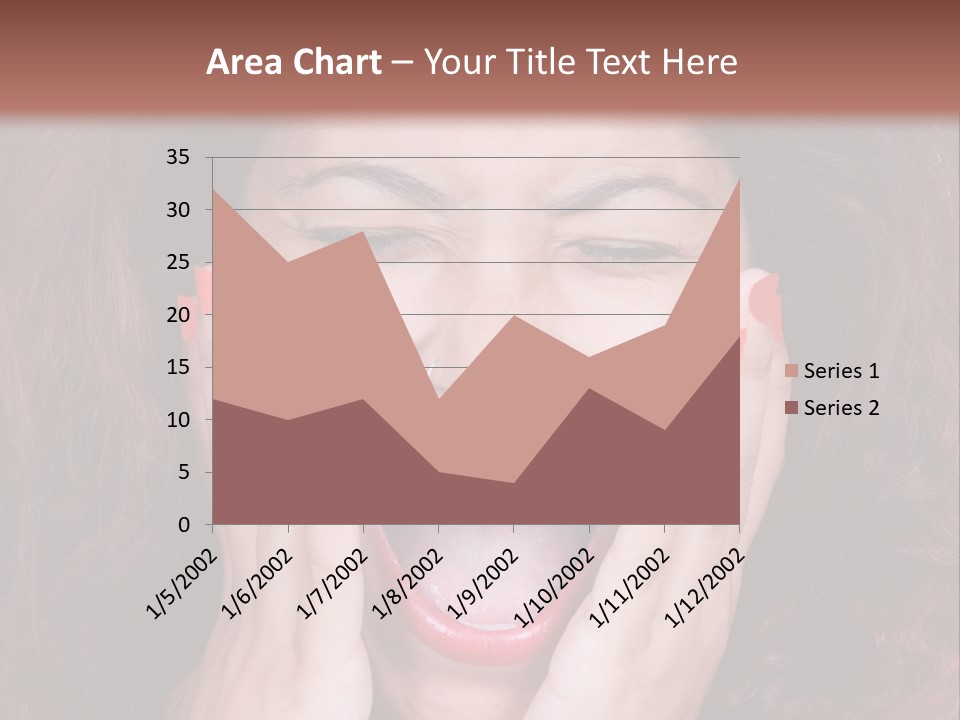 Standing Caucasian Coastal PowerPoint Template