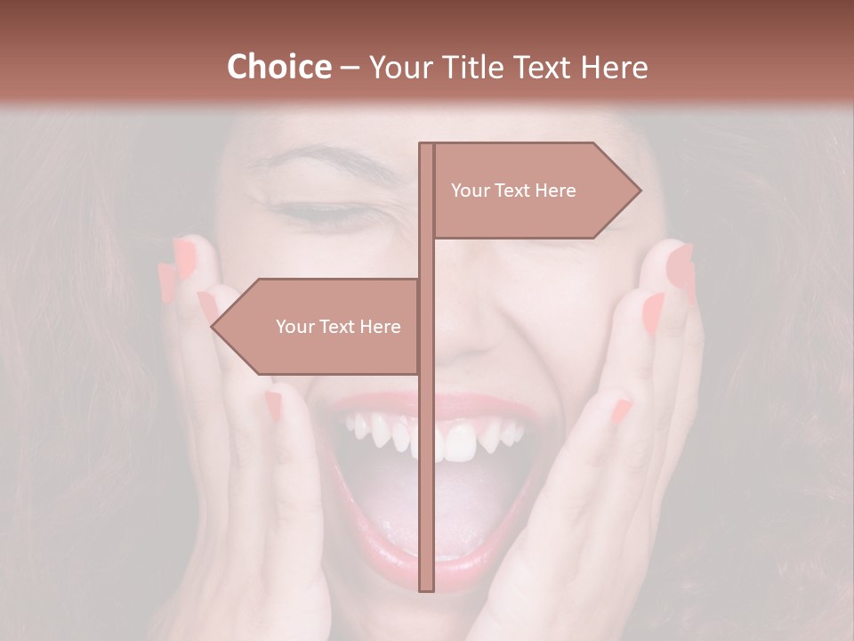 Standing Caucasian Coastal PowerPoint Template