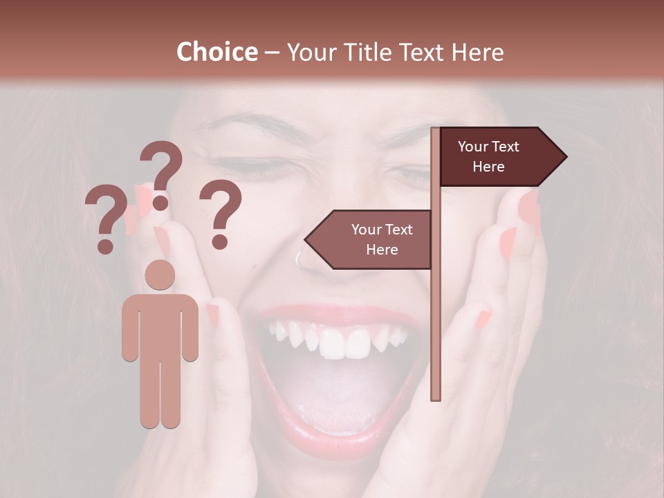 Standing Caucasian Coastal PowerPoint Template