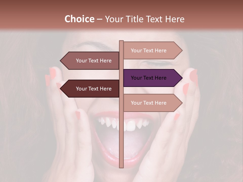 Standing Caucasian Coastal PowerPoint Template