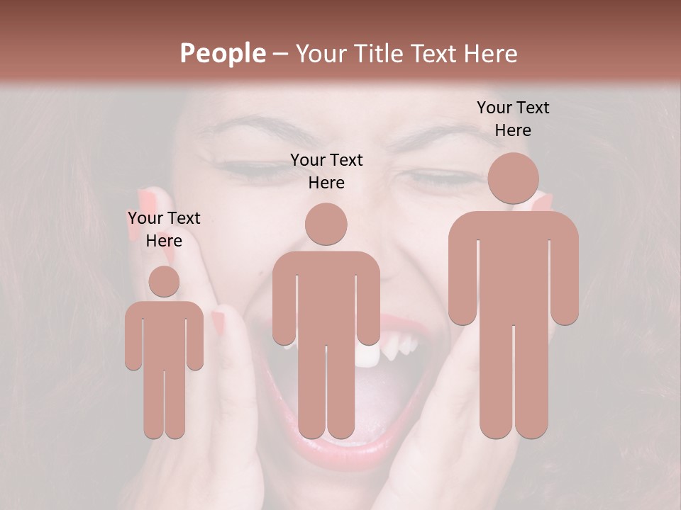 Standing Caucasian Coastal PowerPoint Template