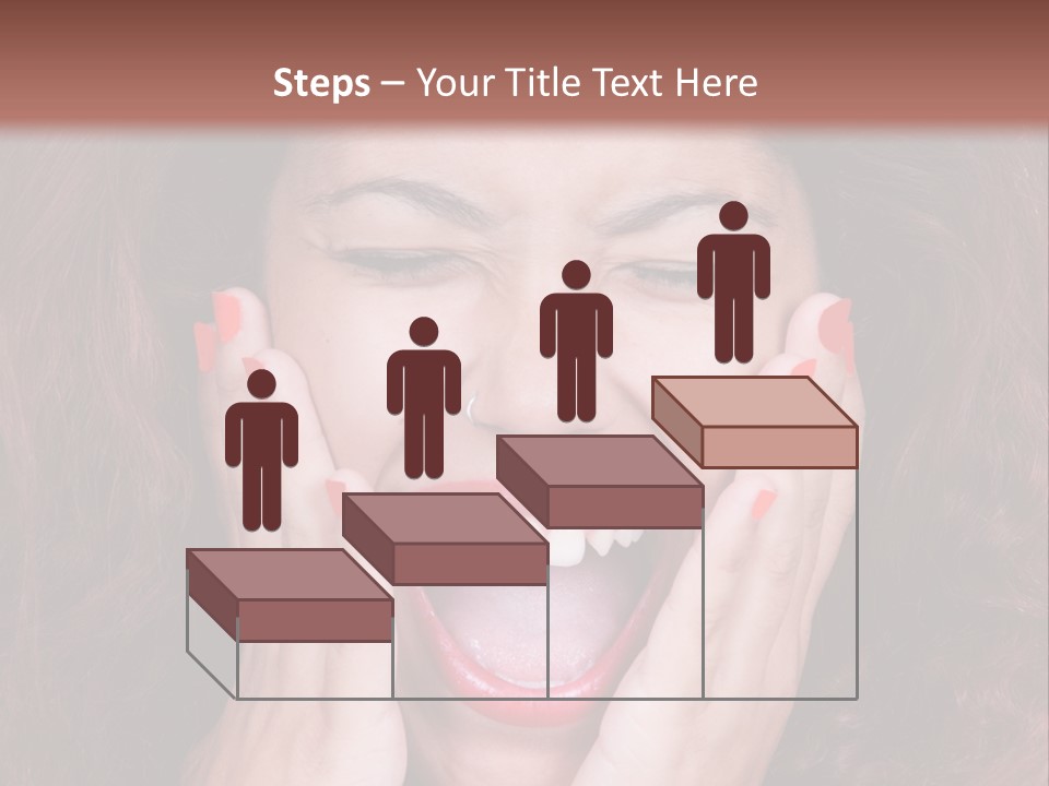 Standing Caucasian Coastal PowerPoint Template