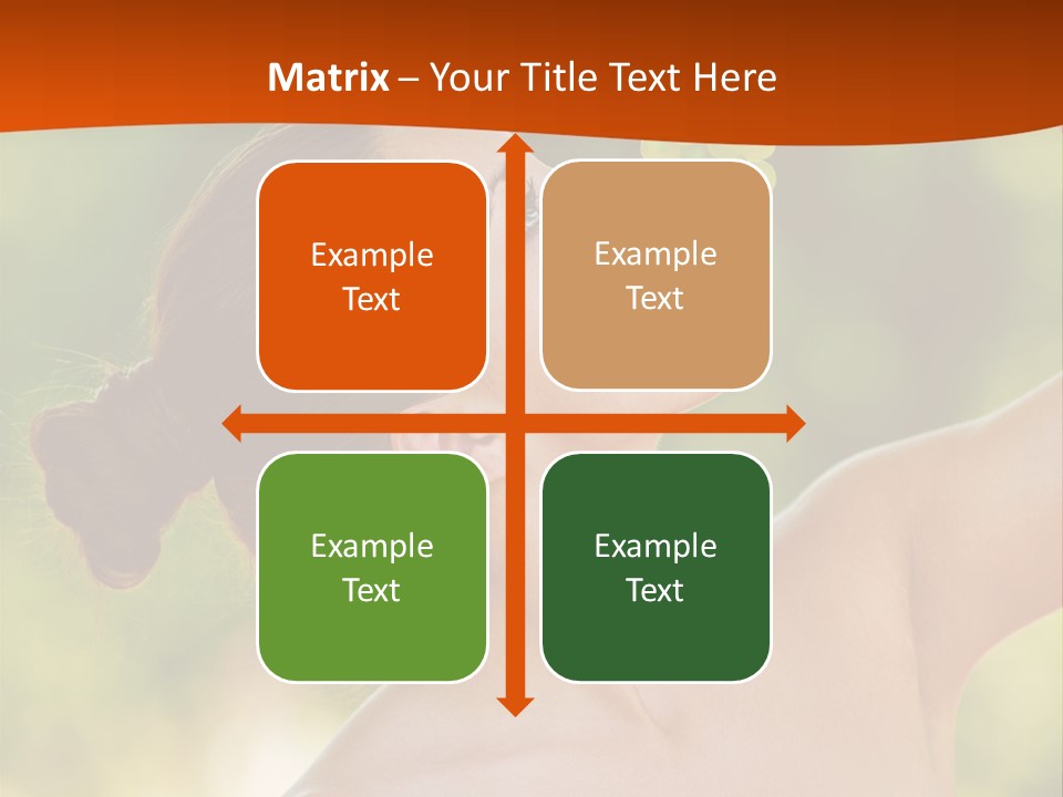 Ocean Daughter Elderly PowerPoint Template