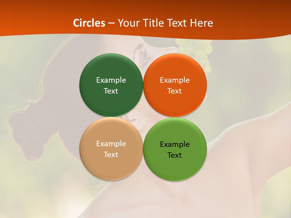 Ocean Daughter Elderly PowerPoint Template