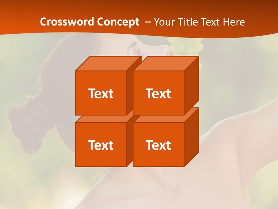 Ocean Daughter Elderly PowerPoint Template