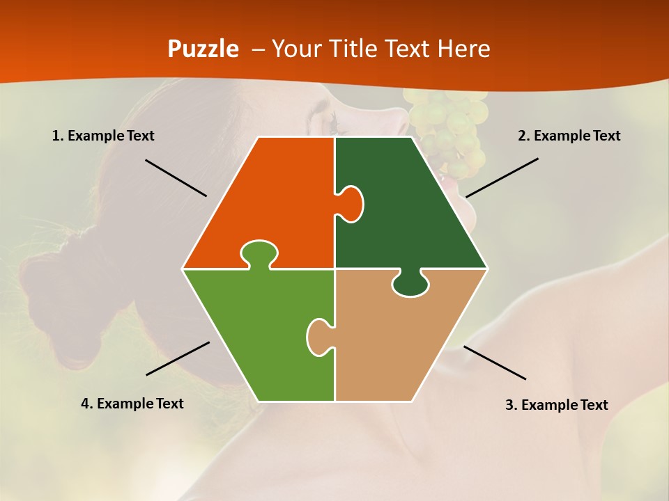 Ocean Daughter Elderly PowerPoint Template