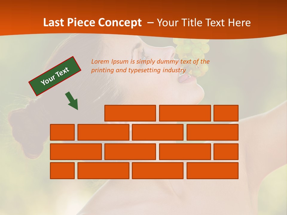 Ocean Daughter Elderly PowerPoint Template