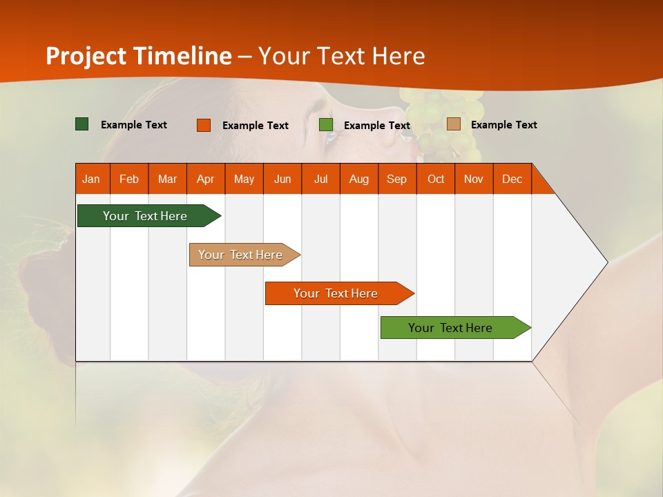 Ocean Daughter Elderly PowerPoint Template