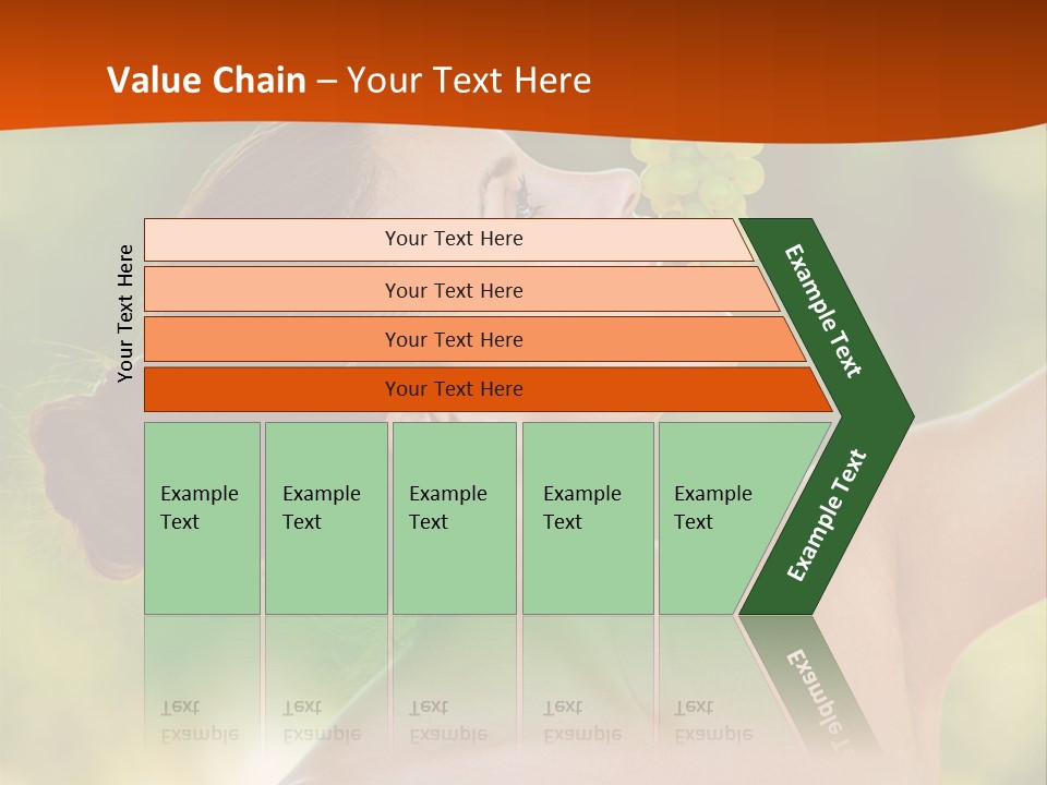 Ocean Daughter Elderly PowerPoint Template