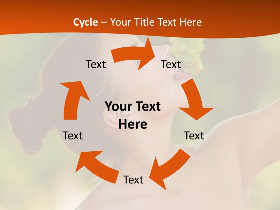 Ocean Daughter Elderly PowerPoint Template