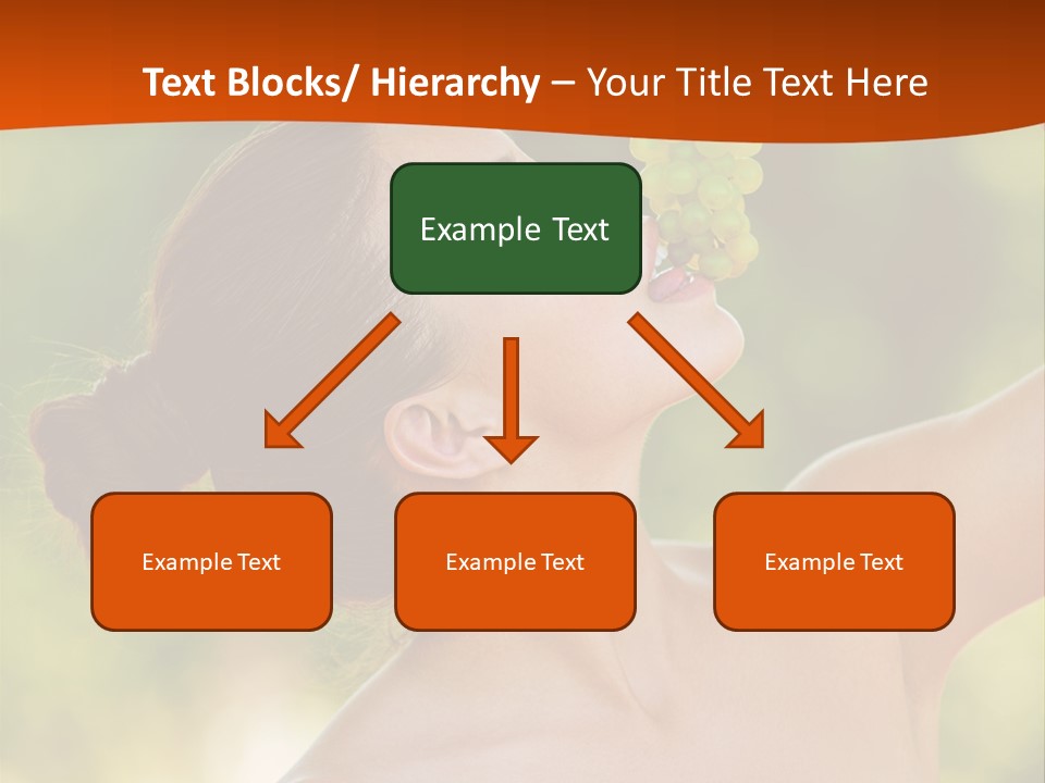 Ocean Daughter Elderly PowerPoint Template