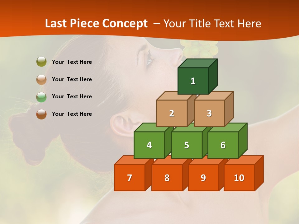 Ocean Daughter Elderly PowerPoint Template