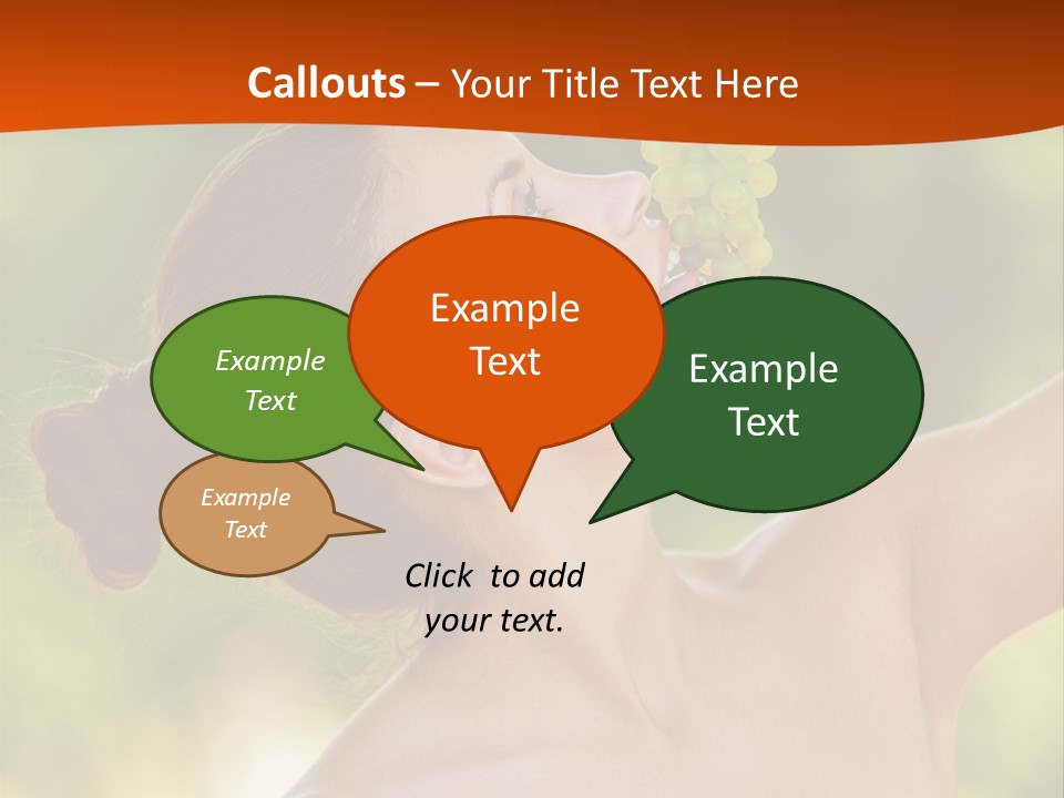 Ocean Daughter Elderly PowerPoint Template