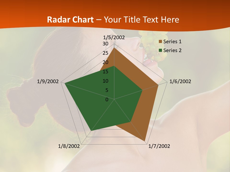 Ocean Daughter Elderly PowerPoint Template