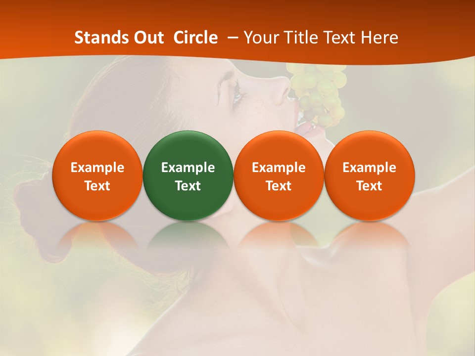 Ocean Daughter Elderly PowerPoint Template