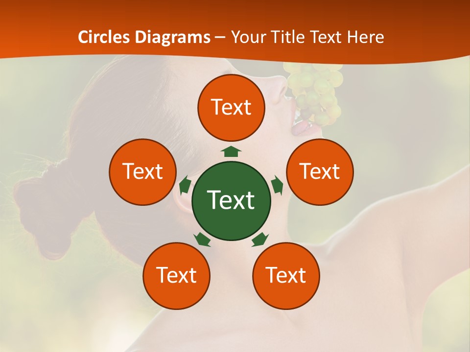 Ocean Daughter Elderly PowerPoint Template