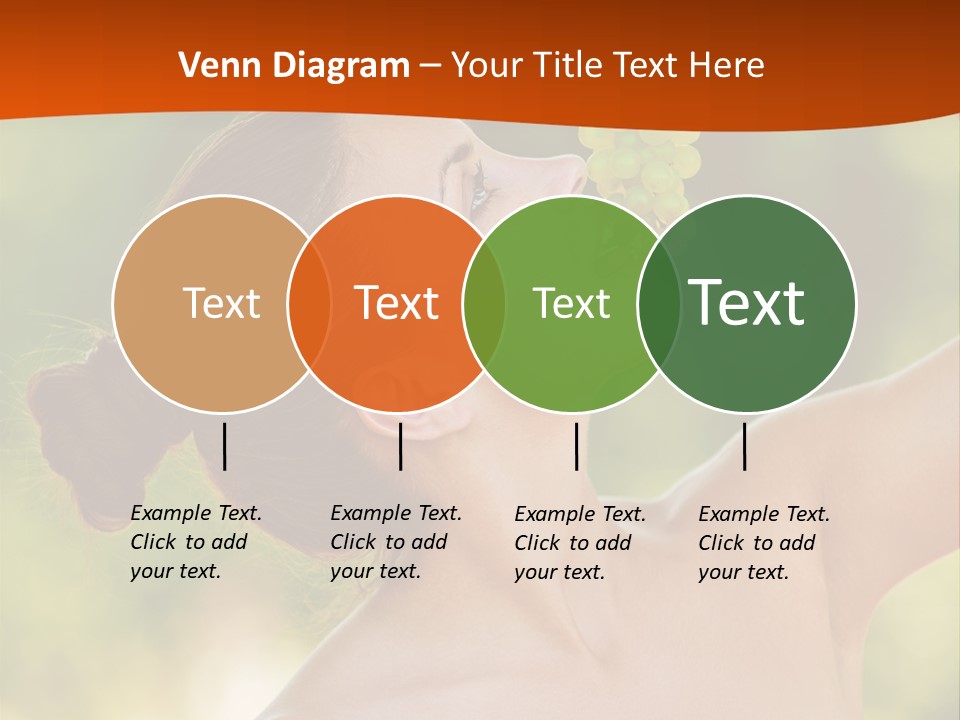 Ocean Daughter Elderly PowerPoint Template