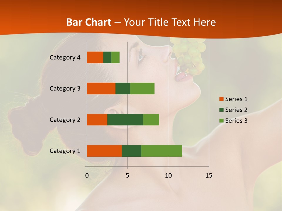 Ocean Daughter Elderly PowerPoint Template