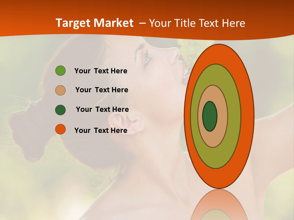 Ocean Daughter Elderly PowerPoint Template