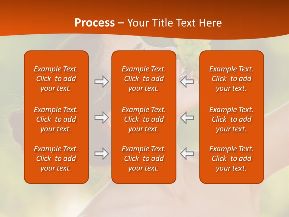 Ocean Daughter Elderly PowerPoint Template