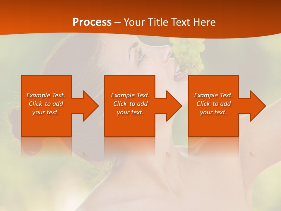 Ocean Daughter Elderly PowerPoint Template