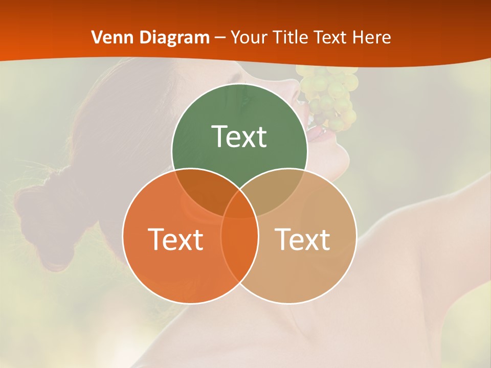 Ocean Daughter Elderly PowerPoint Template