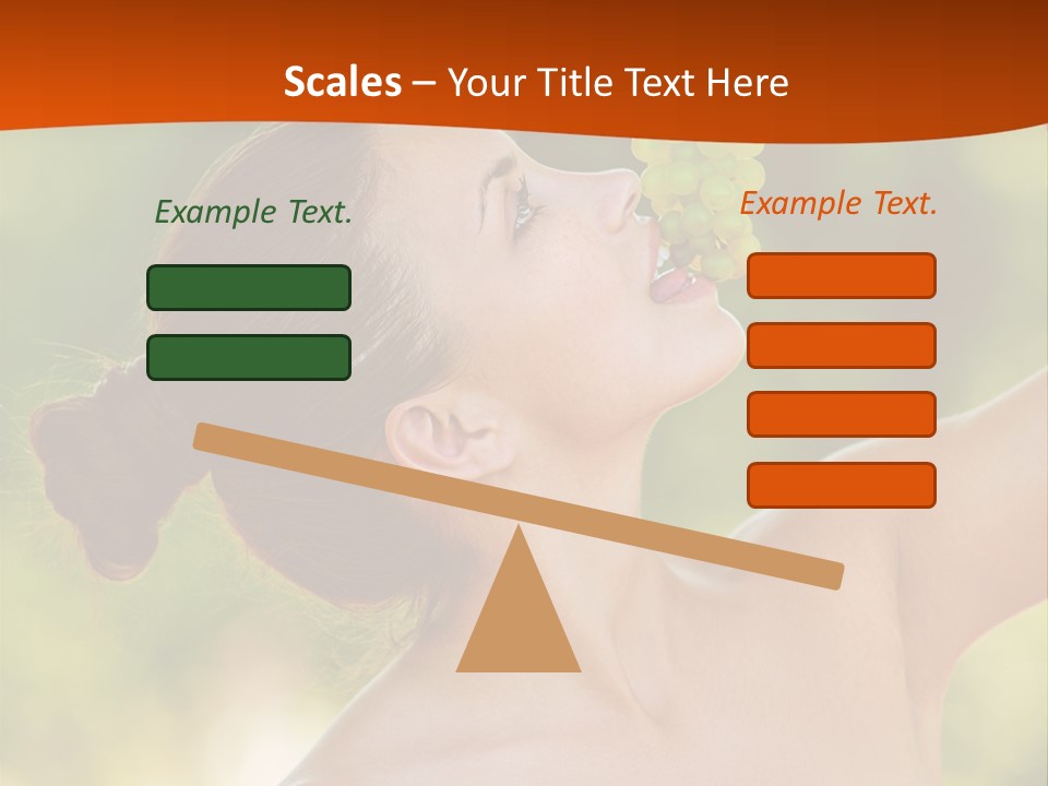 Ocean Daughter Elderly PowerPoint Template