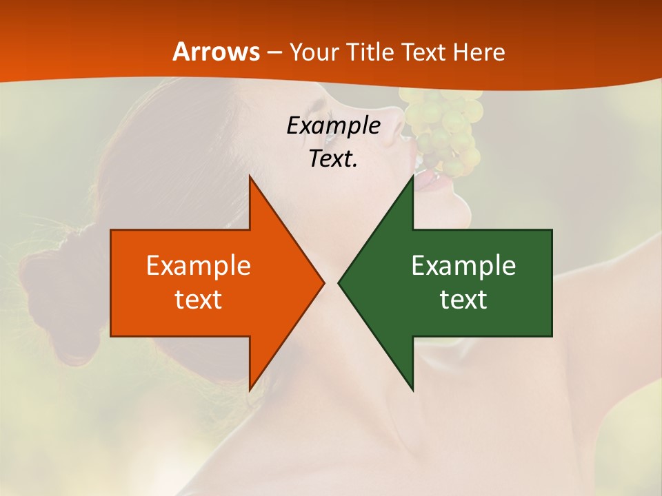 Ocean Daughter Elderly PowerPoint Template