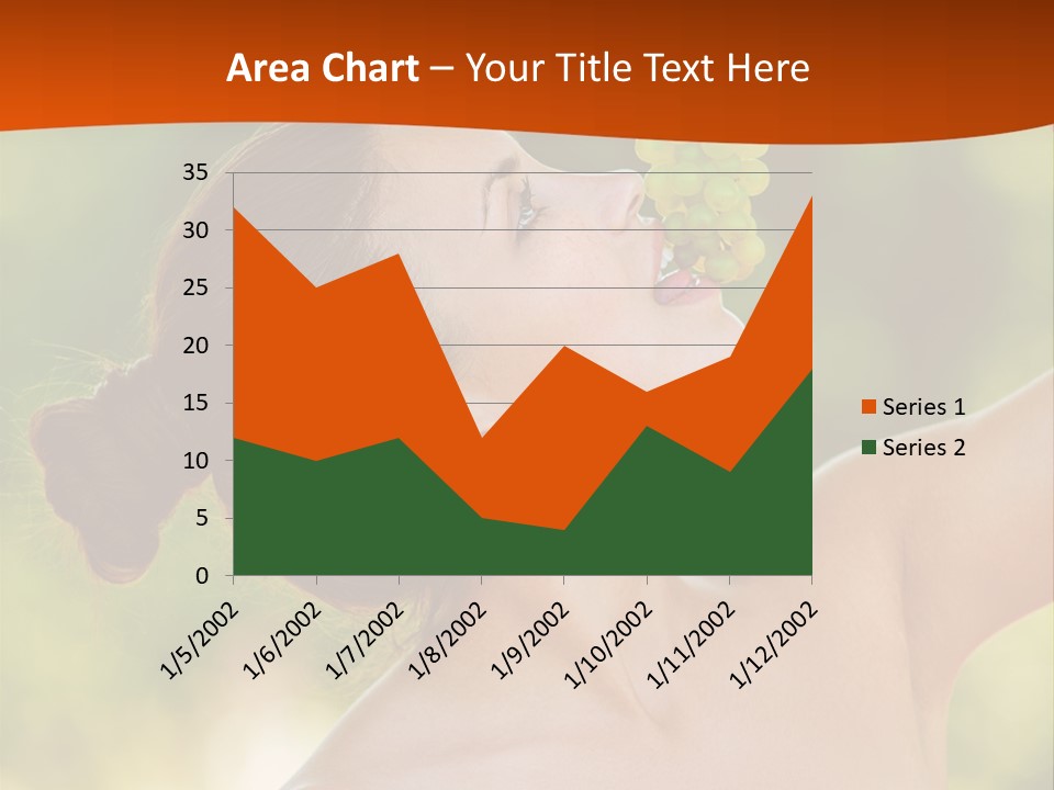 Ocean Daughter Elderly PowerPoint Template