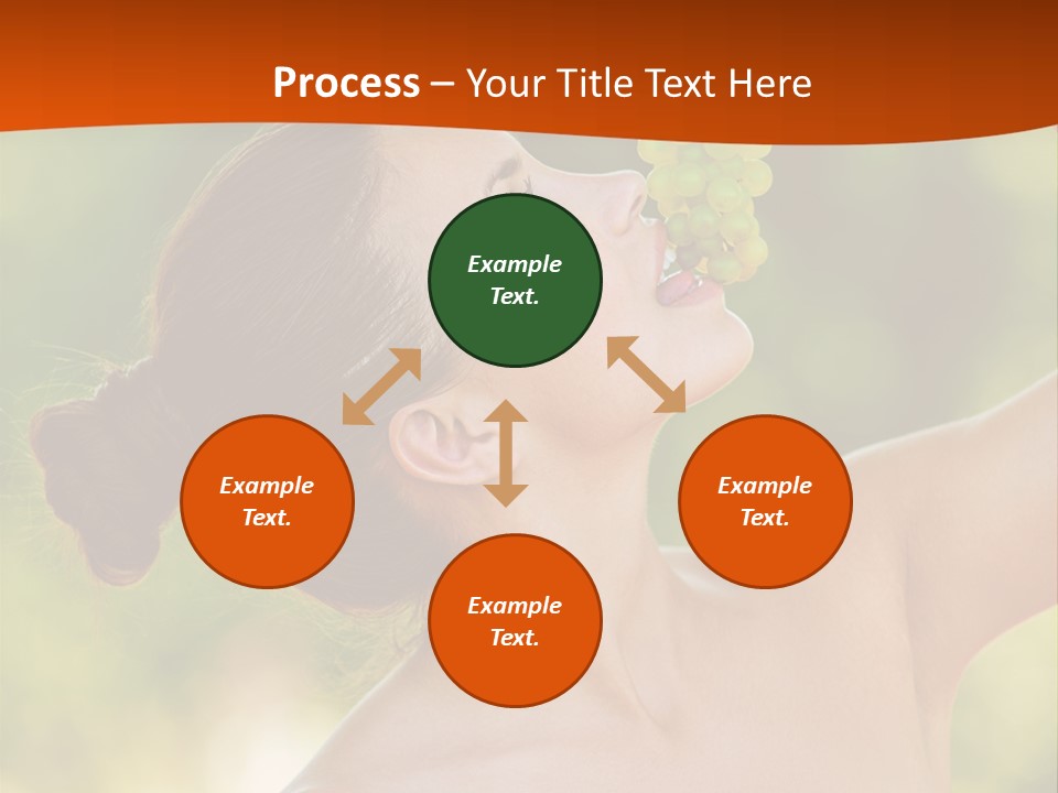 Ocean Daughter Elderly PowerPoint Template