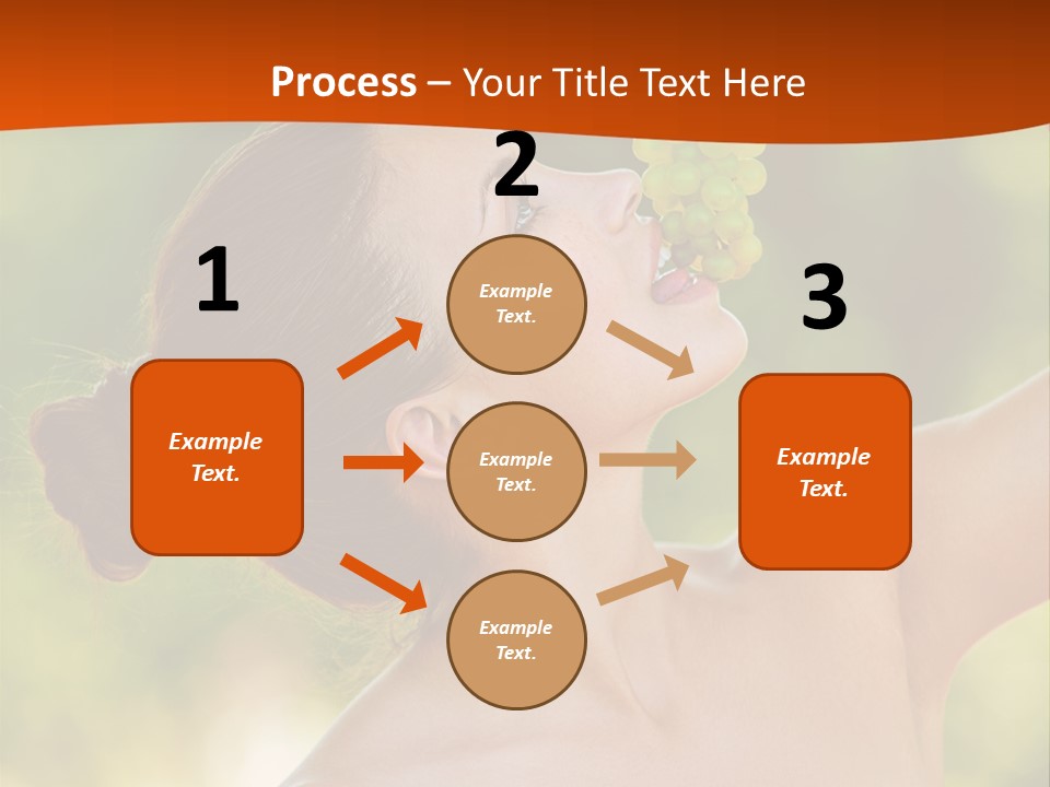 Ocean Daughter Elderly PowerPoint Template