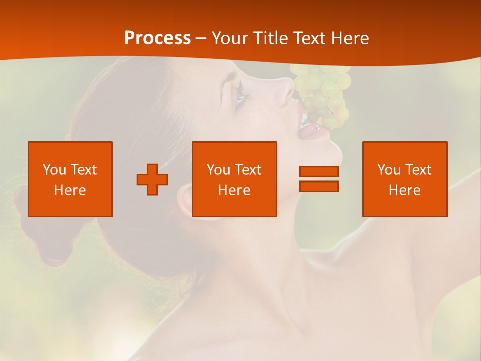 Ocean Daughter Elderly PowerPoint Template