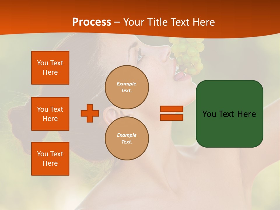 Ocean Daughter Elderly PowerPoint Template