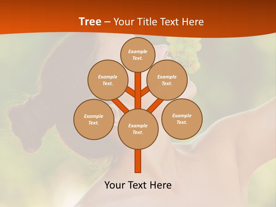 Ocean Daughter Elderly PowerPoint Template