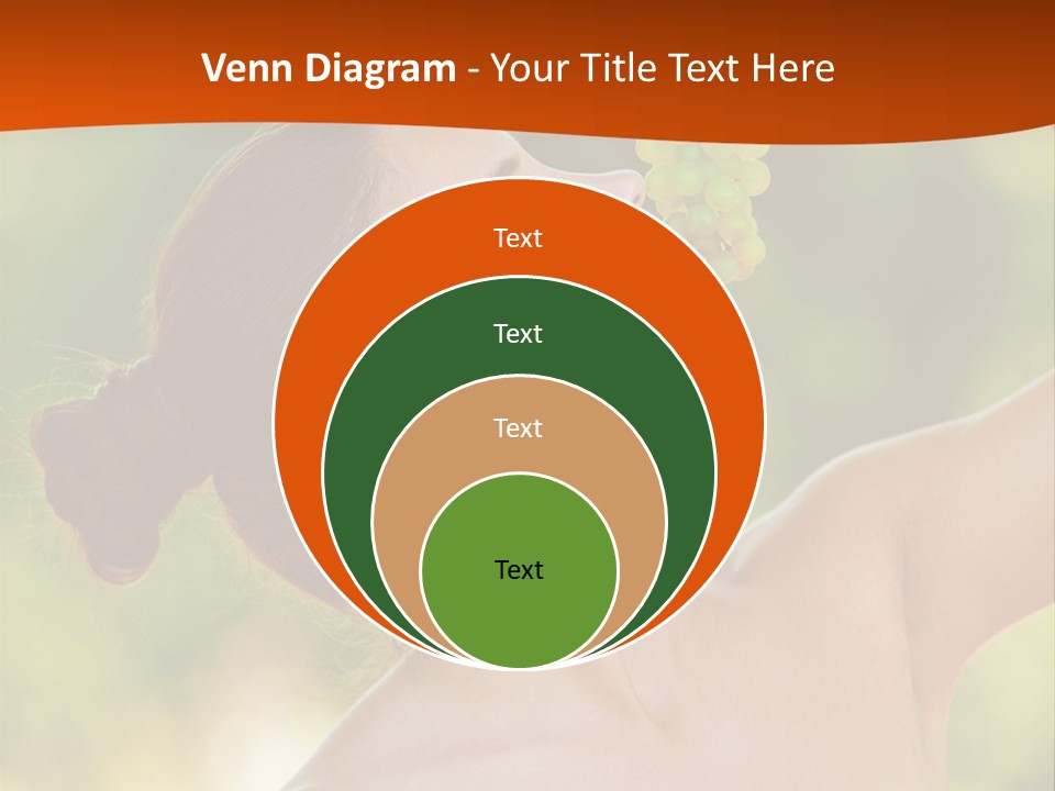 Ocean Daughter Elderly PowerPoint Template