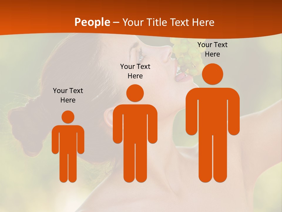 Ocean Daughter Elderly PowerPoint Template