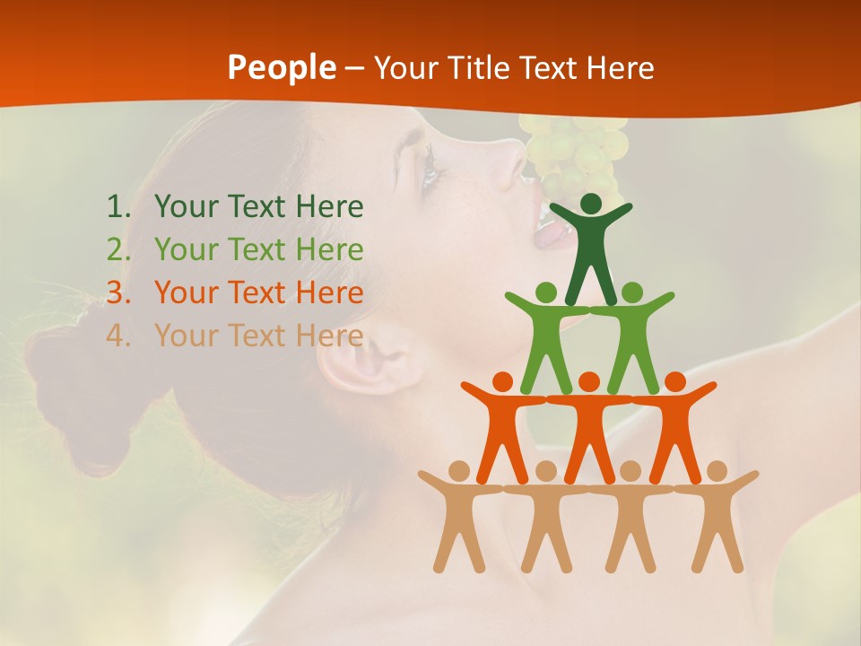 Ocean Daughter Elderly PowerPoint Template