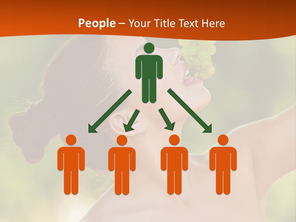 Ocean Daughter Elderly PowerPoint Template