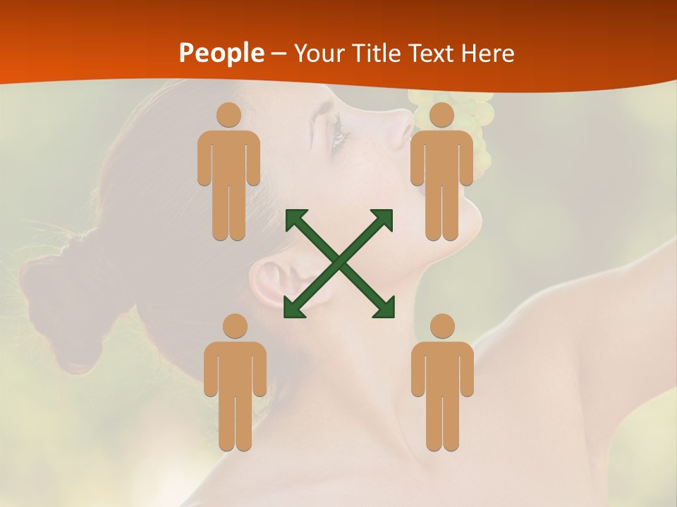 Ocean Daughter Elderly PowerPoint Template