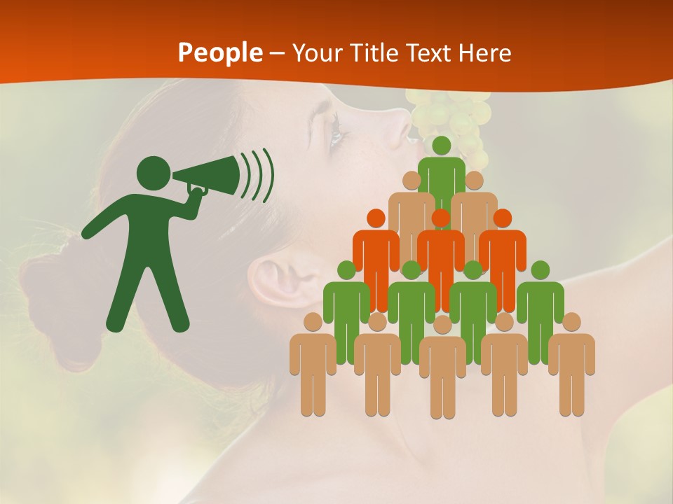 Ocean Daughter Elderly PowerPoint Template