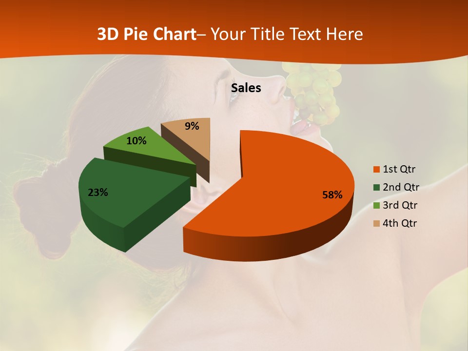 Ocean Daughter Elderly PowerPoint Template