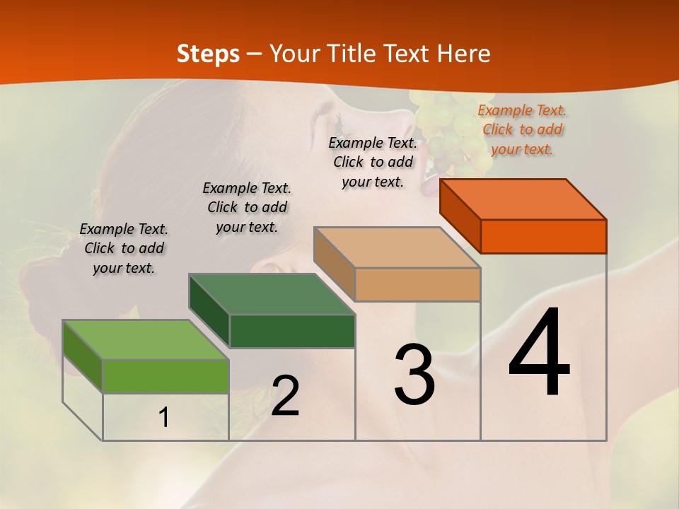 Ocean Daughter Elderly PowerPoint Template