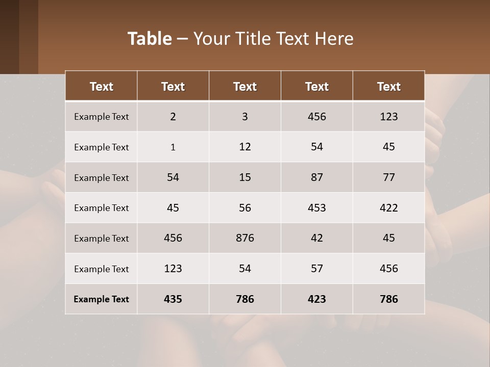 Portrait Parent Life PowerPoint Template
