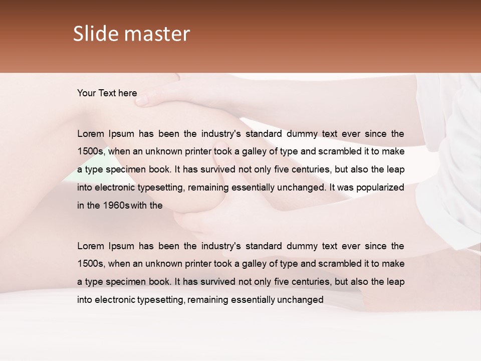 Coastal Sand Single PowerPoint Template