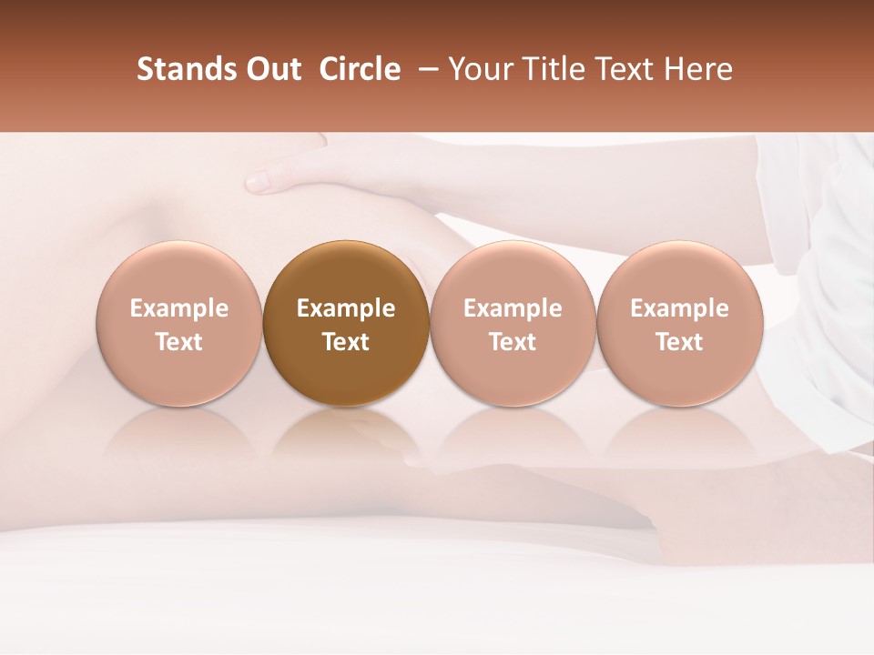 Coastal Sand Single PowerPoint Template