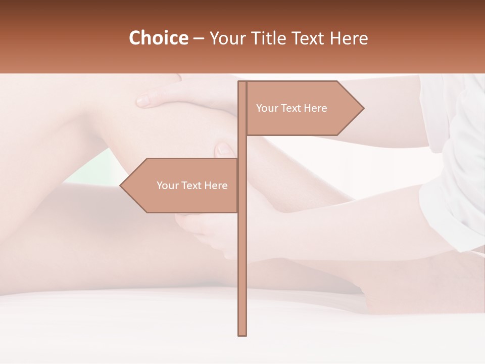 Coastal Sand Single PowerPoint Template