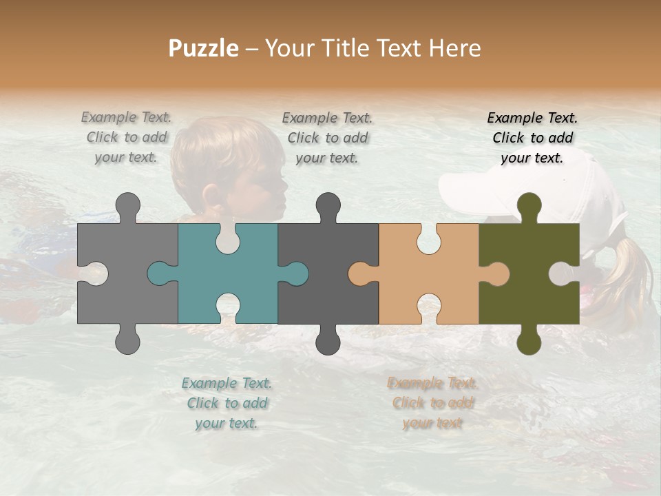 Retired Sand Life PowerPoint Template