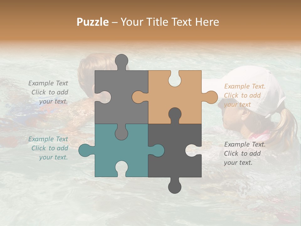 Retired Sand Life PowerPoint Template