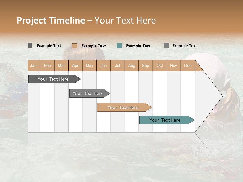 Retired Sand Life PowerPoint Template