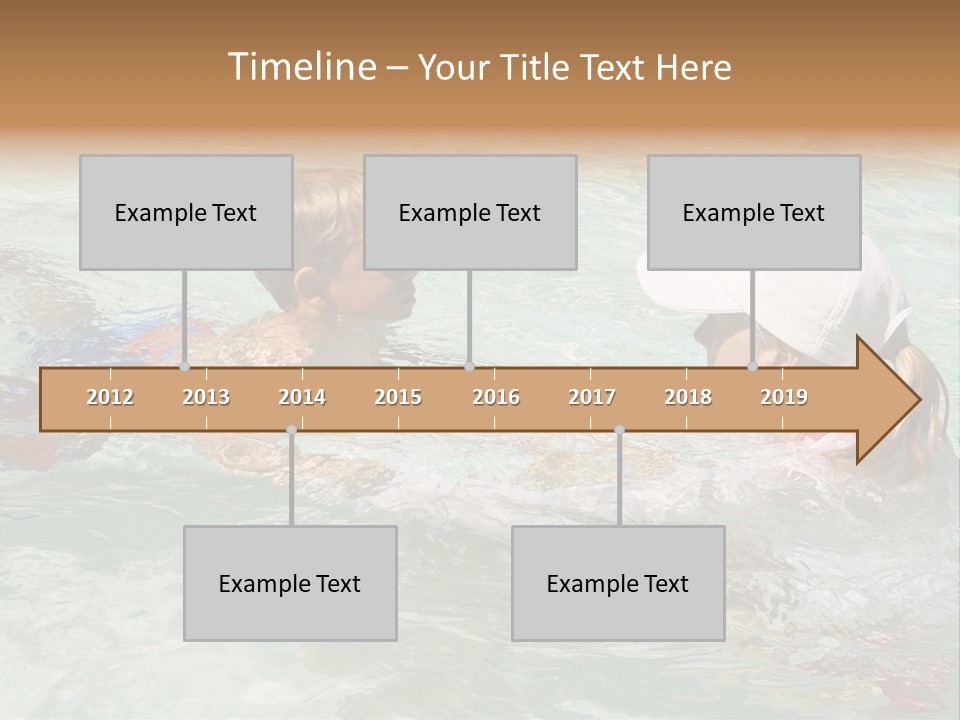 Retired Sand Life PowerPoint Template